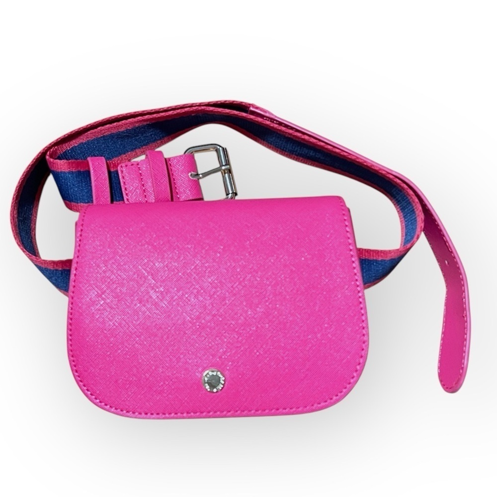 The Lovely Tote Sinosky Limited saffiano vegan leather fanny pack waist bag NWOT